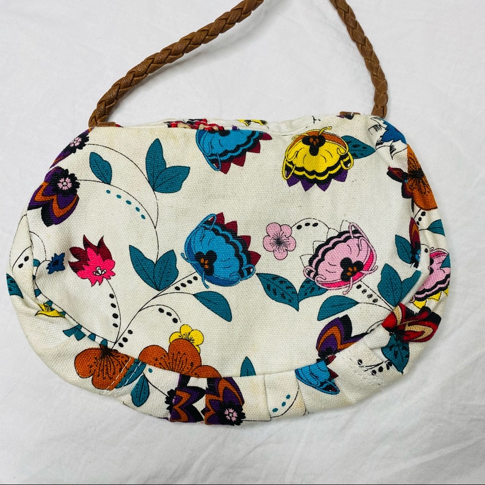 Blanco crossbody small tan floral bag ladies. - Picture 4 of 11